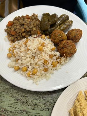 4 well served options  at Vegan Istanbul in Istanbul