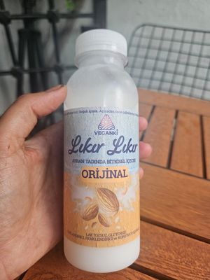 Salty yoghurt drink at Vegan Istanbul in Istanbul