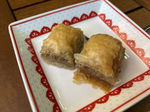 Baklava  at Vegan Istanbul in Istanbul