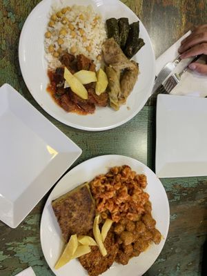 2 plates for 120tl each  at Vegan Istanbul in Istanbul