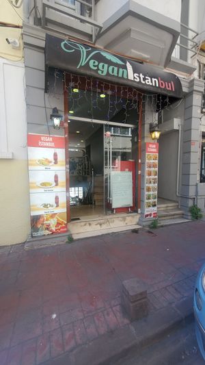 Outside at Vegan Istanbul in Istanbul