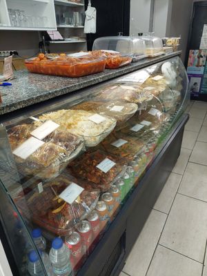 Meal options all clearly marked in English! at Vegan Istanbul in Istanbul