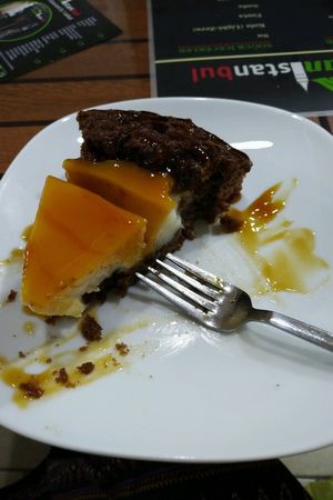 Pudding cake  at Vegan Istanbul in Istanbul