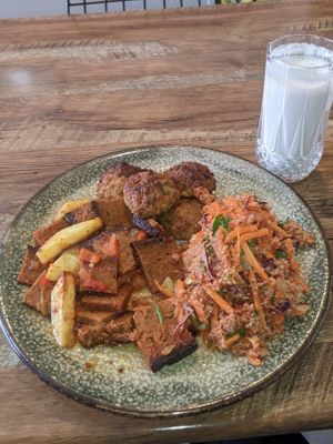 Finding Vegan options around the world is always a hassle and when you do you never quietly know! But Here and there you find one the most delicious things Don't miss this place! at Vegan Istanbul in Istanbul