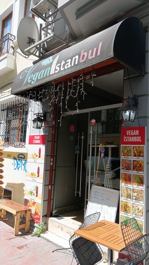 Street view at Vegan Istanbul in Istanbul