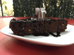 Brownie   at Vegan Istanbul in Istanbul