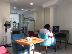 Upstairs at Vegan Istanbul in Istanbul