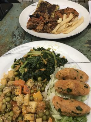 Choose 4 for 25TL, all tasty! at Vegan Istanbul in Istanbul