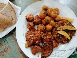 Mock meats at Vegan Istanbul in Istanbul