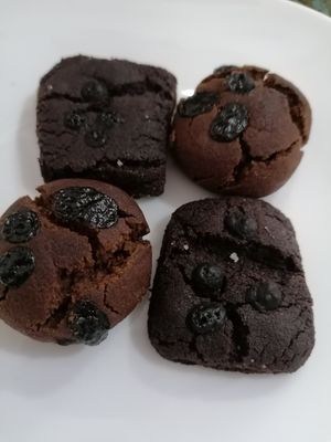 Chocolate cookies (1 lira each) at Vegan Istanbul in Istanbul