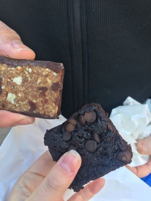 Brownie and snickers at Began's - Food Stall in High Wycombe