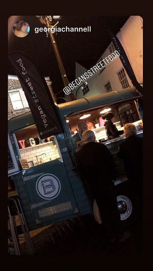 Beatrix by night! at Began's - Food Stall in High Wycombe