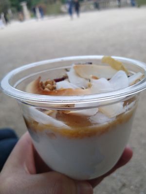 Coconut cream parfait at Judy in Paris