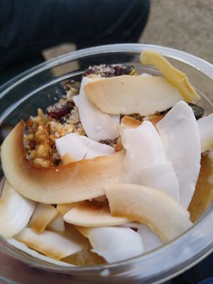 Coconut cream parfait at Judy in Paris