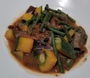 Vegan entree  at Bonifacio in Columbus