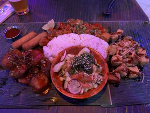 Mix of vegan options   at Bonifacio in Columbus