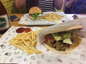 Really good falafel  at Gotcha in Ho Chi Minh City