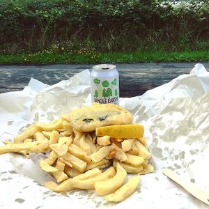 Tofish and chips! at Matter Fastfoods in Bristol
