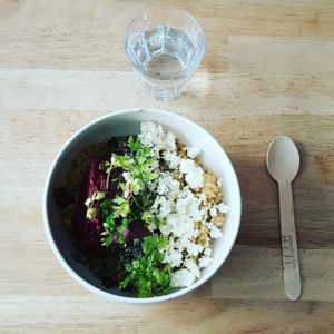 veggie bowl at BOL Porridge Bar in Paris