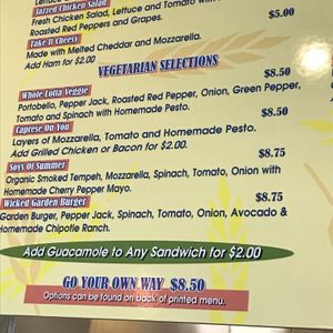 Vegetarian  at Harvest Moon in Brewer