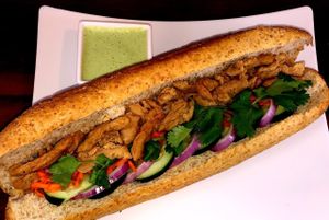 Banh Mi at PlantPure Cafe in Philadelphia