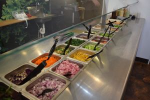 Salad Bar at PlantPure Cafe in Philadelphia