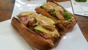 Reuben at PlantPure Cafe in Philadelphia