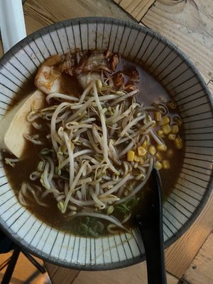 Vegan ramen at Mr Ramen in Copenhagen