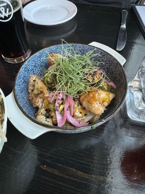 Jerk cauliflower   at Tongue in Cheek in St Paul