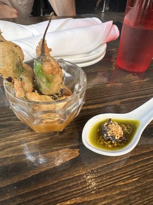 Sgt. peppers (left), the blues (right)   at Tongue in Cheek in St Paul