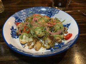 Roasted cauliflower  at Tongue in Cheek in St Paul