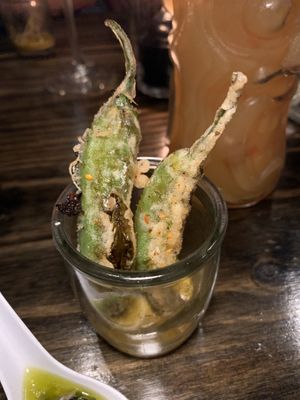 Shishito Peppers at Tongue in Cheek in St Paul