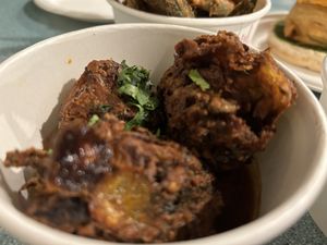 Bhajis  at Bundobust in Manchester