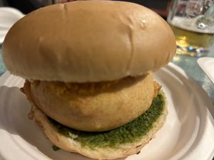 The legendary Vada Pav   at Bundobust in Manchester