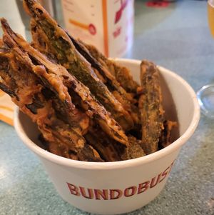 The legendary okra fries at Bundobust in Manchester