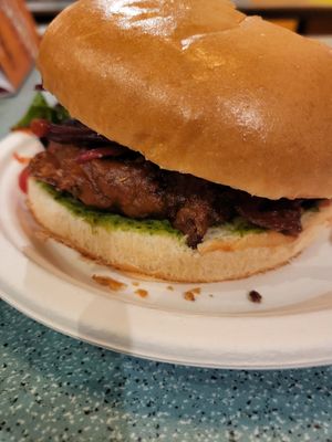 Bharji butty. at Bundobust in Manchester