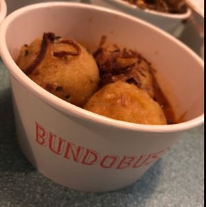 Bhaji balls at Bundobust in Manchester
