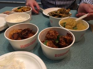 all the vegan dishes at Bundobust in Manchester