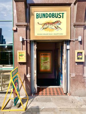 The venue  at Bundobust in Manchester