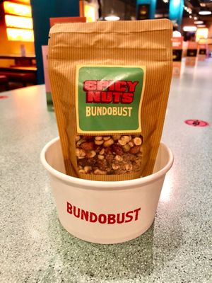 Spicy nuts  at Bundobust in Manchester