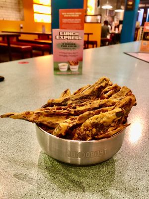 Okra fries  at Bundobust in Manchester