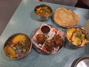 A selection of dishes at Bundobust in Manchester