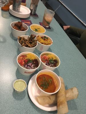 Lots of vegan options! at Bundobust in Manchester