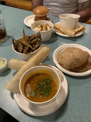 Amazing food. Those okra fries 😍 at Bundobust in Manchester