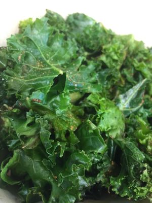 Sautéed kale at Sanctuary Vegan Cafe in Knoxville