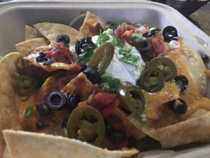 Vegan Loaded Nachos at Sanctuary Vegan Cafe in Knoxville