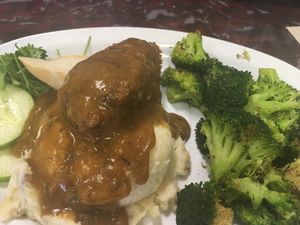 Chicken fried seitan  at Sanctuary Vegan Cafe in Knoxville