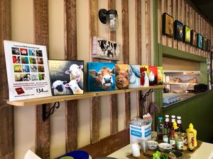 Interior at Sanctuary Vegan Cafe in Knoxville