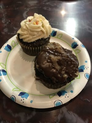 Cupcakes! at Sanctuary Vegan Cafe in Knoxville