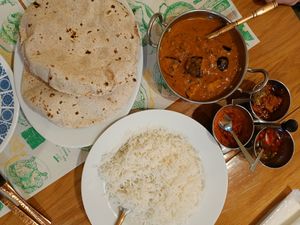 Eggplant Potato Curry at Aashirwad in Kanazawa